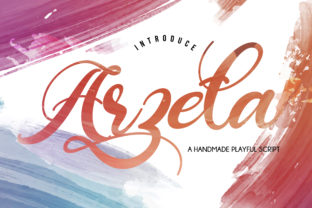 Arzeta: A Script Handwritten Font for Creative Crafters and Designers