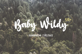 Baby Wildy: A Bold Script Font for Editorial Design