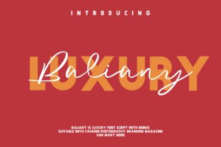 Baliany Script: A Premium Font for Modern Web Design