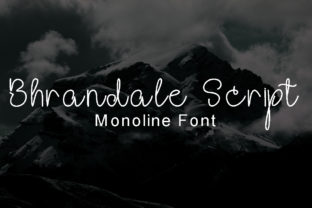 Bhrandale Script: A Handwritten Font for Creative Crafters