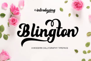 Blington: A Script Font for Crafting with Character
