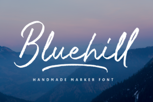Bluehill: A Script Handwritten Font That Elevates Your Craft