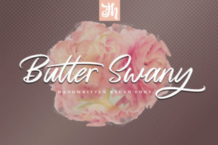 Butter Swany: A Script Font for Handmade Crafters and Designers