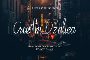 Crusthi Ozaliea: A Script Handwritten Font for Bold Web Design