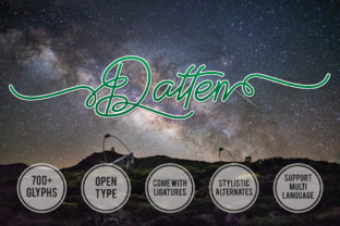 Datten: A Script Handwritten Font for Modern Digital Branding