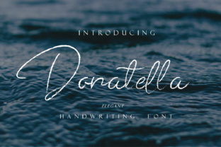 Donatella: A Script Handwritten Font for Creative Product Makers