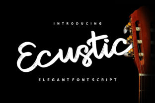 Ecustic: A Script Handwritten Font for Authentic Branding and Campaign Creativity