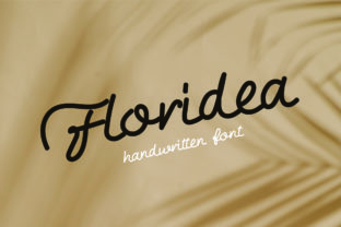 Floridea: A Simple Handwritten Font for Creative Product Design