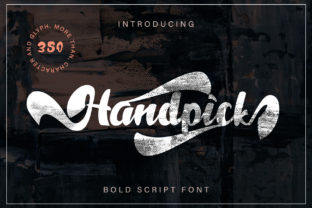 Handpick: A Bold Script Font for Creative Web Design