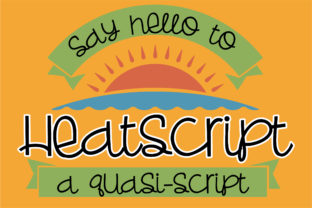 Heatscript: A Script Handwritten Font That Breathes Life Into Your Designs