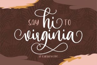 Hi Virginia: A Bold Script Font for Web Design and Branding