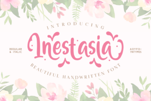 Inestasia: A Playful Script Font for Creative Branding
