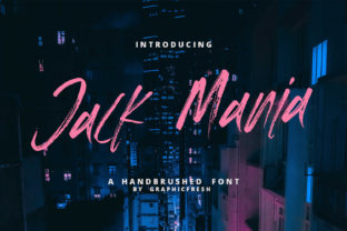 Jack Mania: A Script Handwritten Font for Modern Web Design