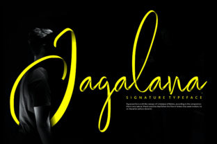 Jagalana: A Script Handwritten Font for Editorial Design and Branding