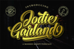 Jodie Garland Script: A Vintage Handwritten Font for Elegant Web Design