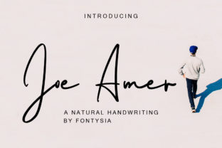 Joe Amer: A Script Handwritten Font for Modern Branding