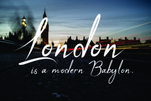 London Road: A Timeless Script Font for Editorial Design