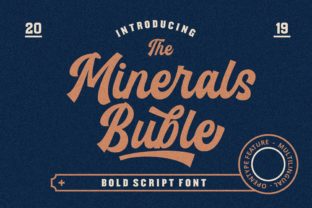 Minerals Buble: The Script Font That Elevates Your Brand