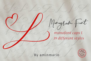 Monogram L Monofont Caps L: A Versatile Script Handwritten Font
