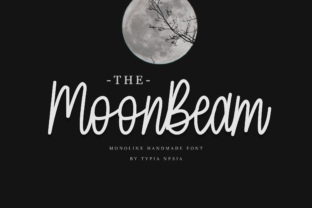 MoonBeam: A Script Handwritten Font for Digital Branding and Web Design