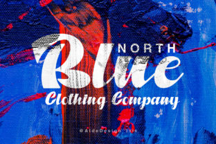 North Blue: The Bold Script Font for Memorable Branding and Digital Campaigns