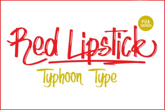 Red Lipstick: The Bold Font for Powerful Branding