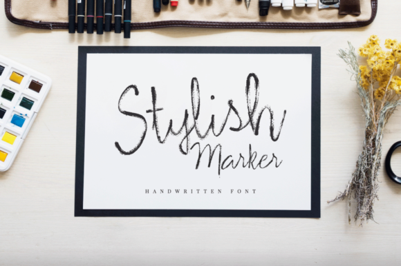 Stylish Marker: The Font That Brings Authenticity to Your Campaigns