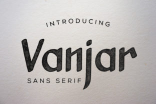Vanjar: A Modern Sans Serif Font for Digital Branding