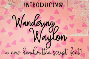 Wandering Waylon: A Playful Script Font for Web Design and Branding